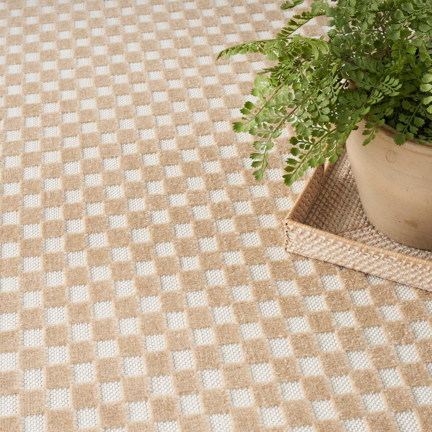 Nourison Home Care Free  Taupe  Contemporary