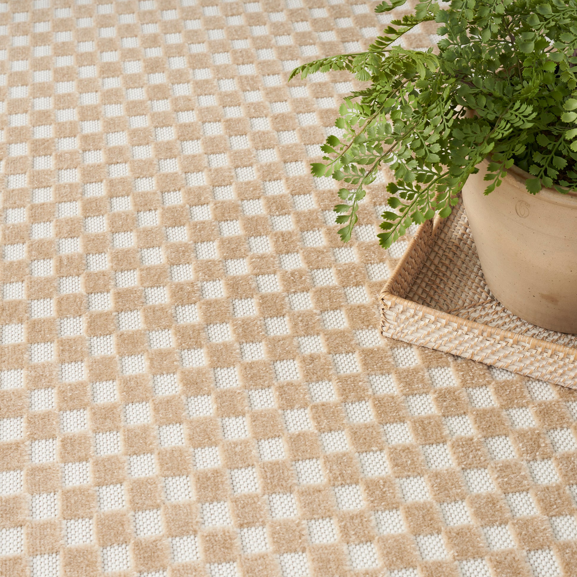 Nourison Home Care Free  Taupe  Contemporary