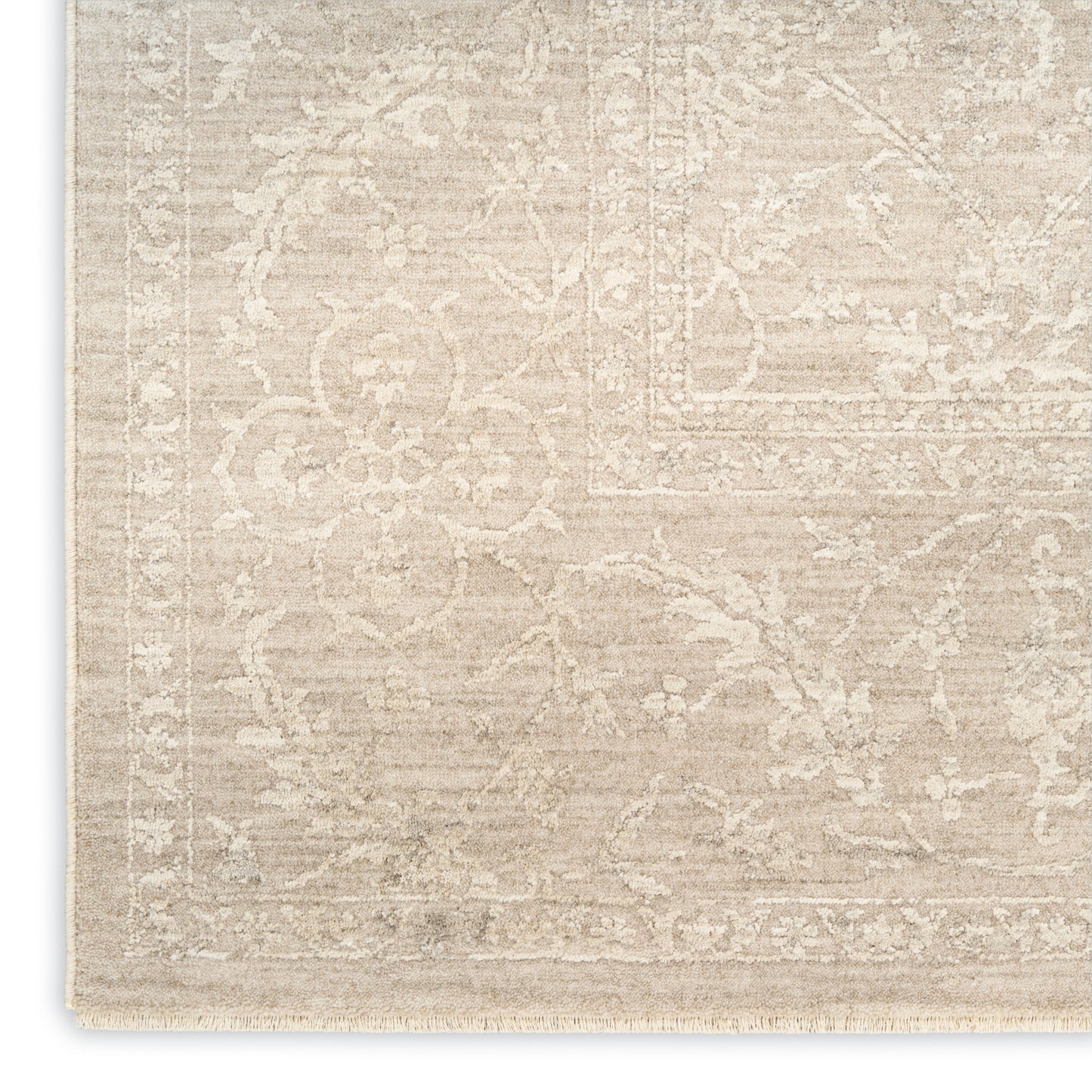 Nourison Home Moonlit  Ivory Grey  Traditional