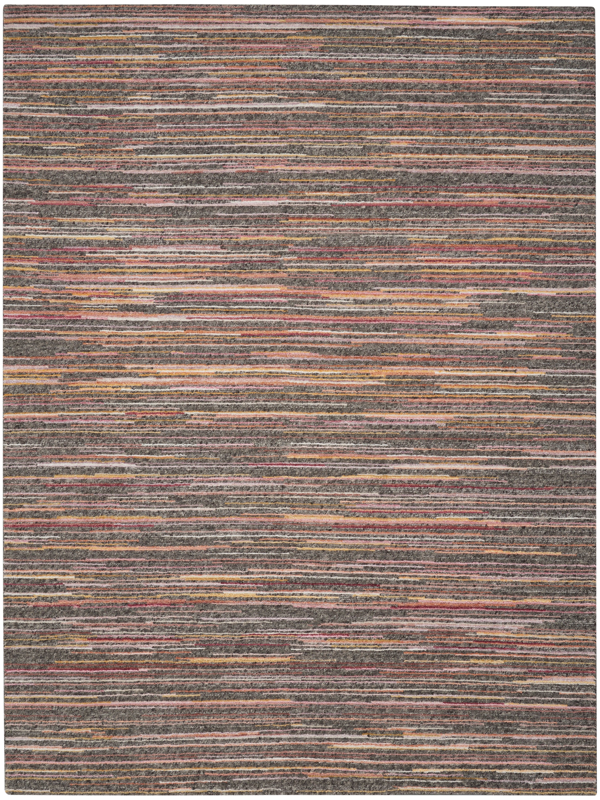 Nourison Home Plateau  Grey Flame  Contemporary