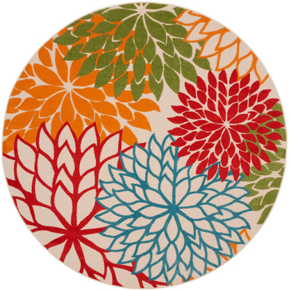 Nourison Home Aloha ALH05 Green Contemporary Power-loomed Rugs