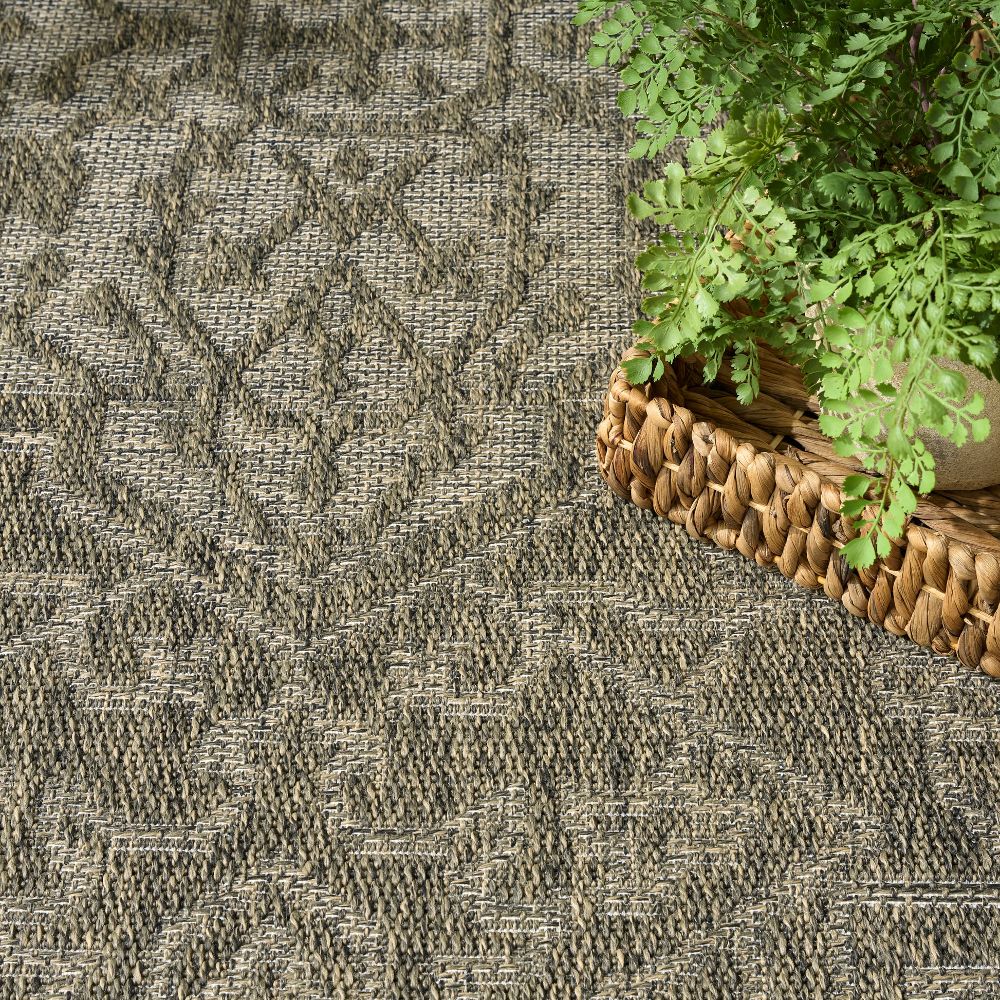 Nourison Home Tulum  Olive  Contemporary