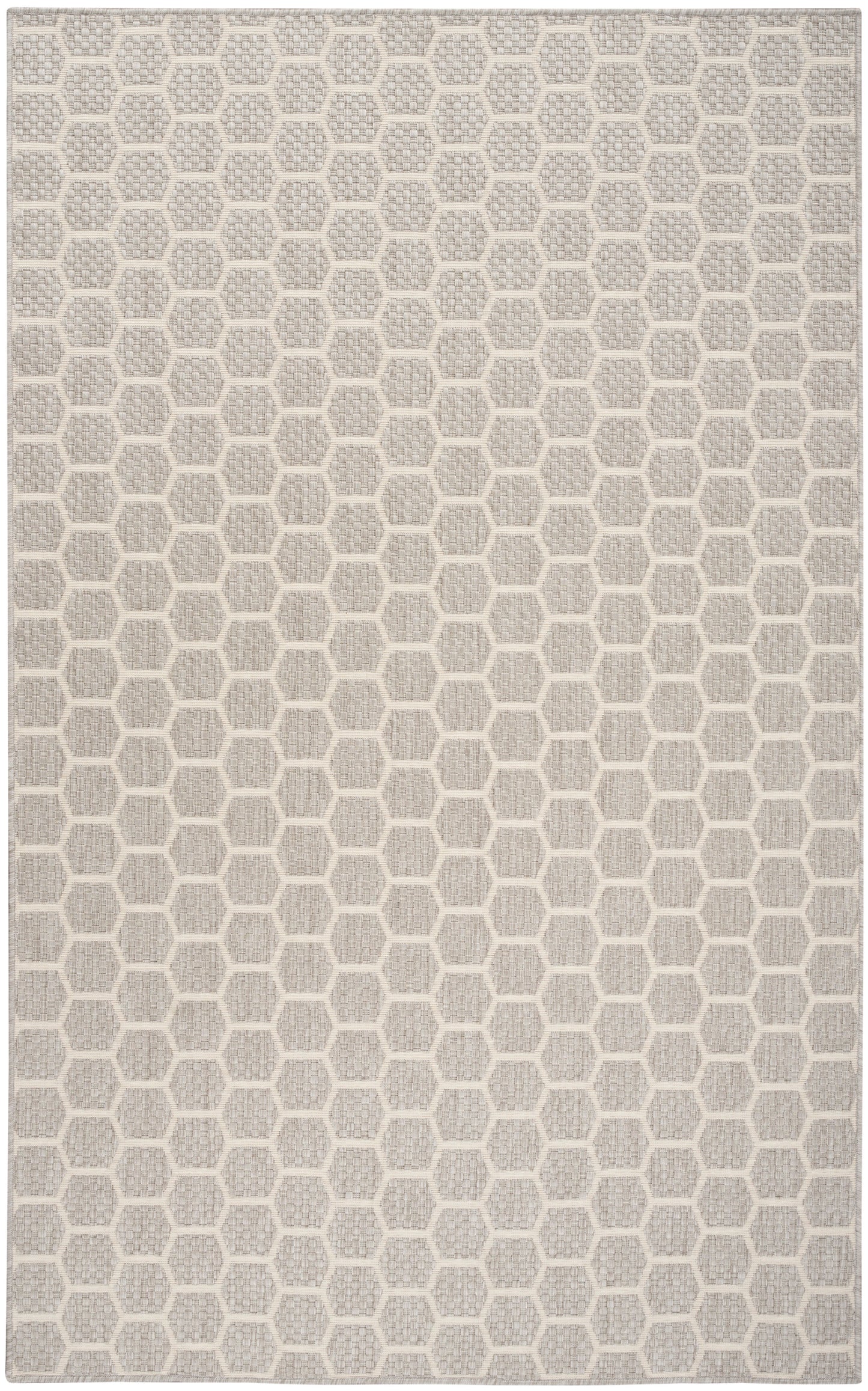 Nourison Home Twist Reversible TWS01 Grey Contemporary Loom-woven Rug