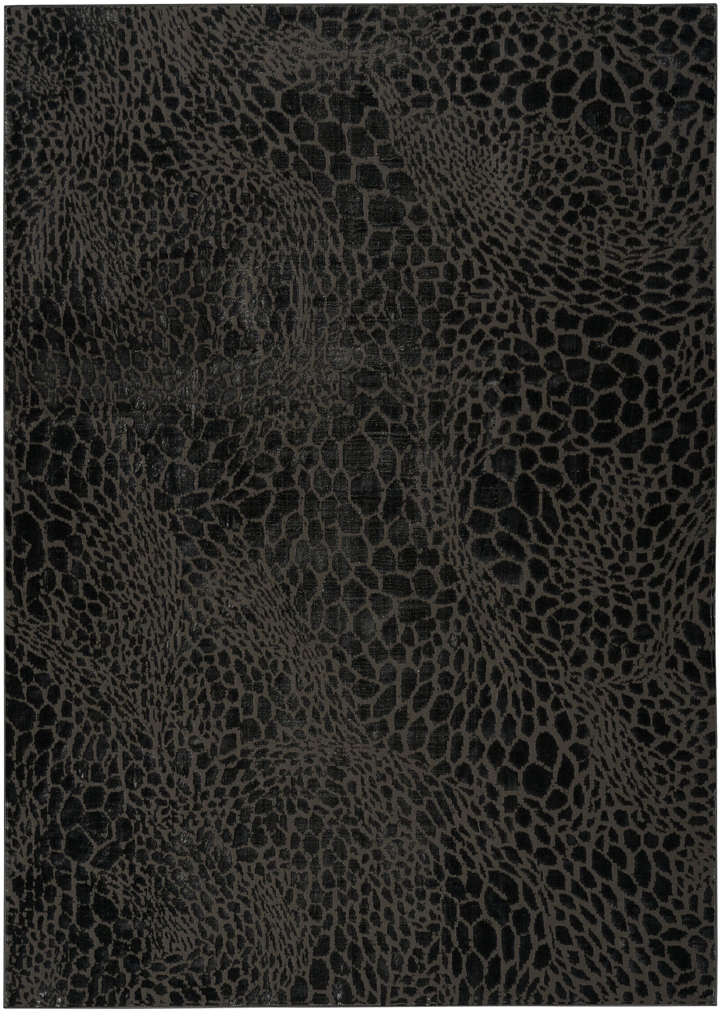 Nourison Home Desire DSR08 Charcoal Silver Contemporary Power-loomed Rug