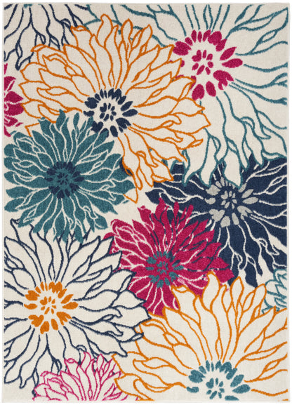 Nourison Home Passion PSN17 Ivory Multicolor Contemporary Power-loomed Rugs