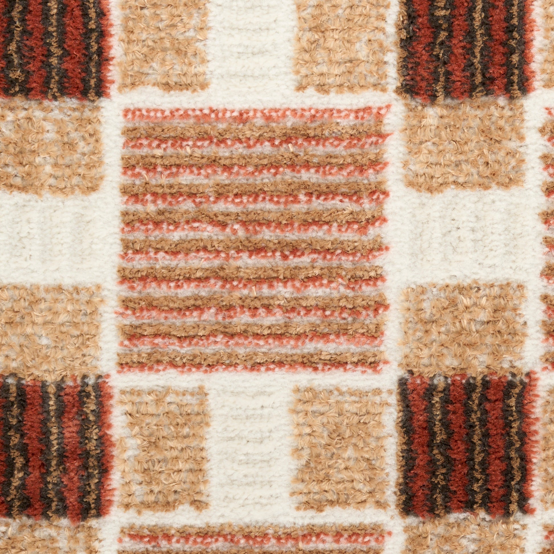 Nourison Home Nordic  Rust  Contemporary