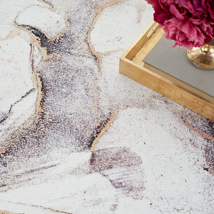 Nourison Home Daydream  Ivory Multicolor  Contemporary