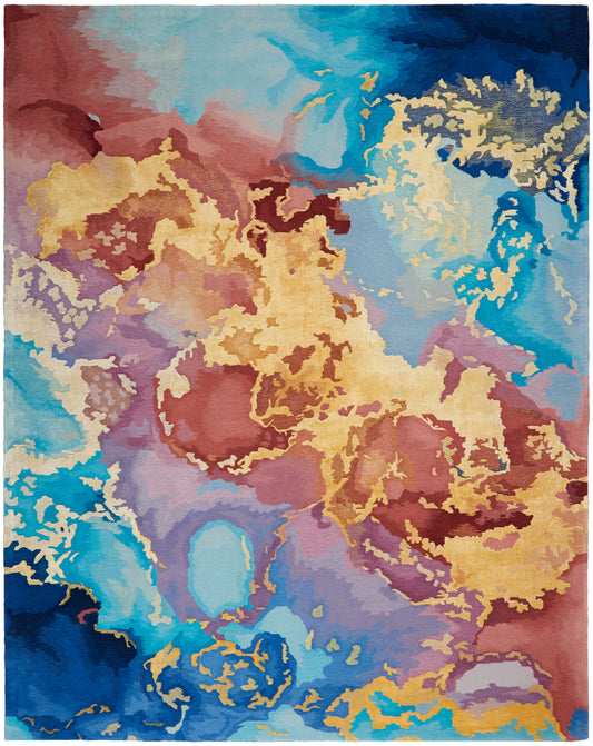 Nourison Home Prismatic  Multicolor  Contemporary