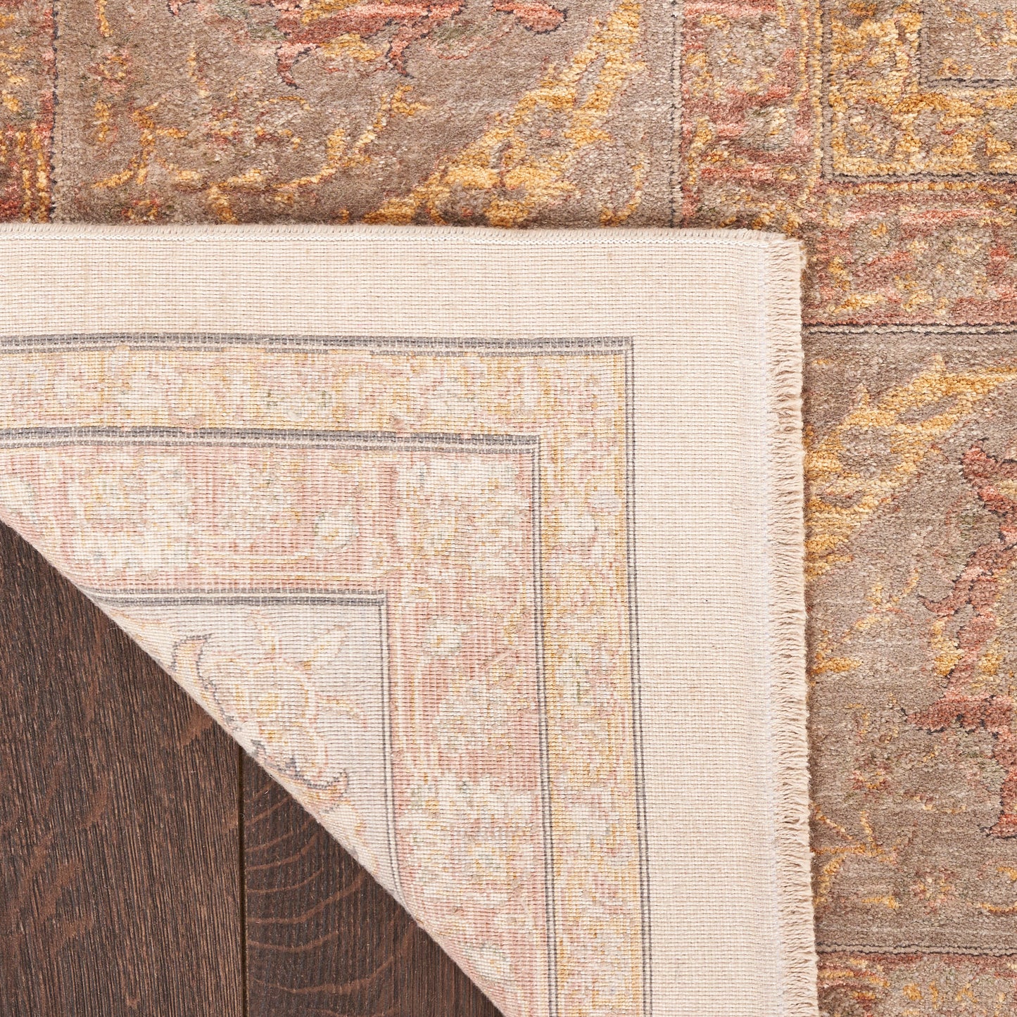 Nourison Home Luxurious  Taupe  Traditional