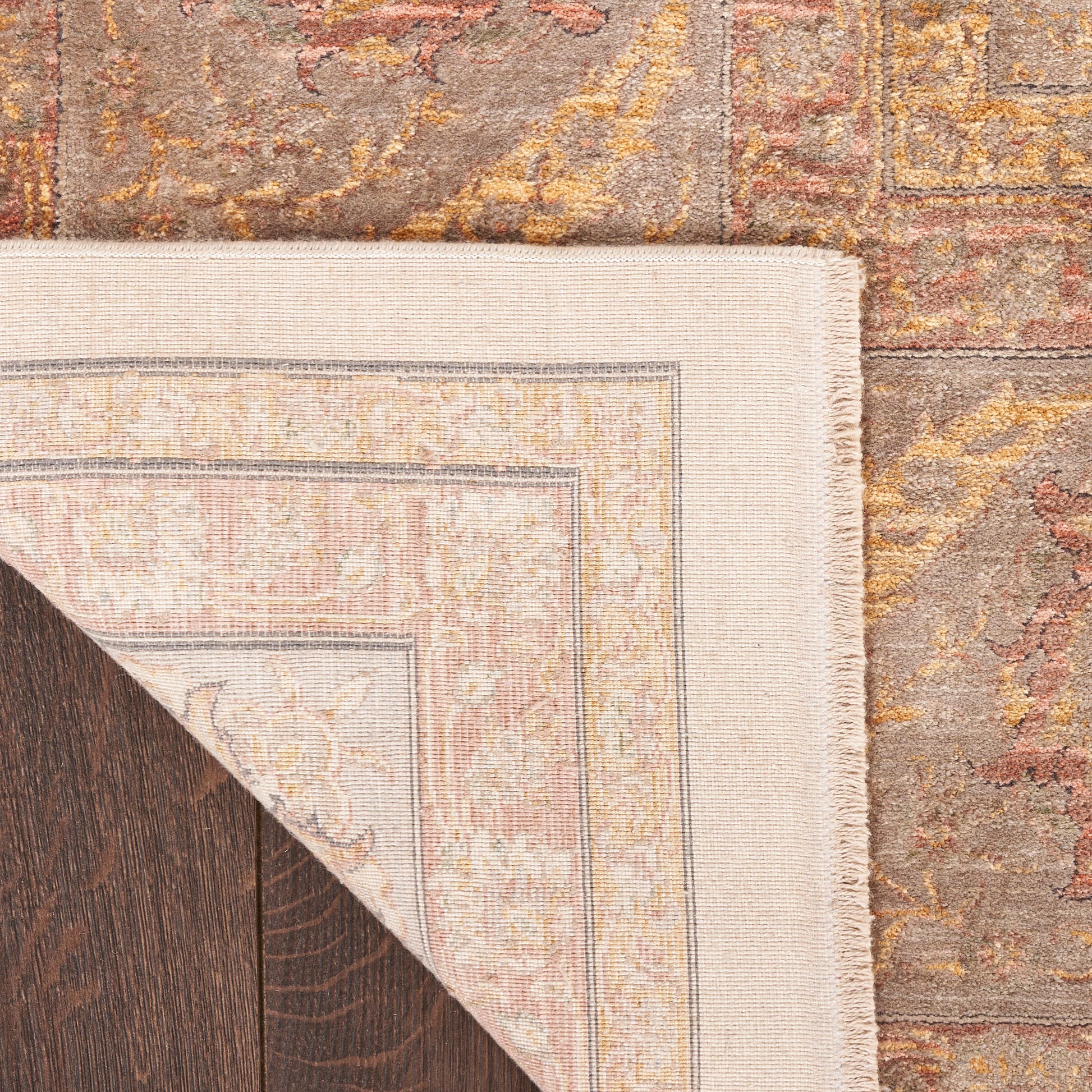 Nourison Home Luxurious  Taupe  Traditional