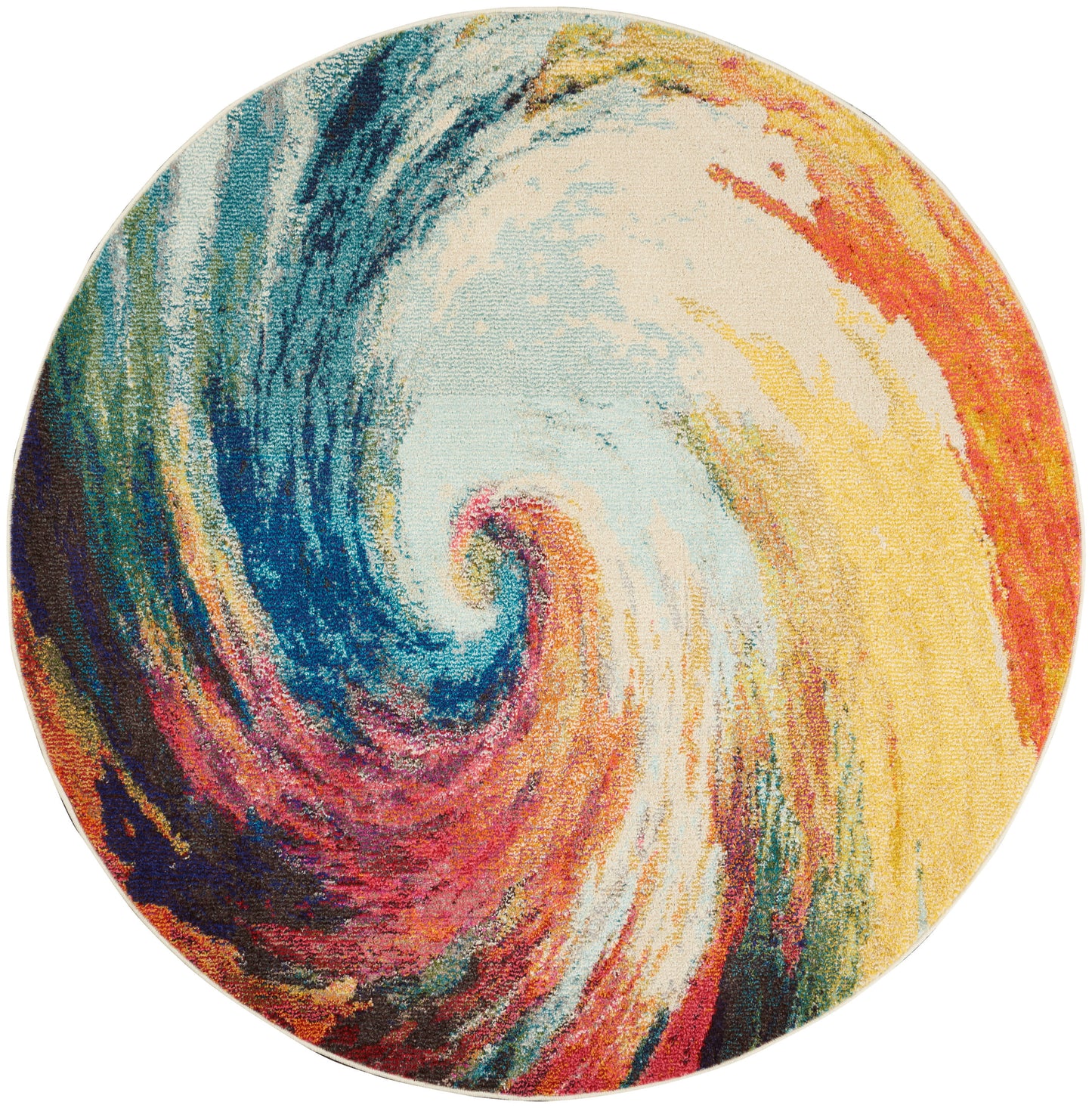 Nourison Home Celestial CES07 Wave Contemporary Power-loomed Rugs
