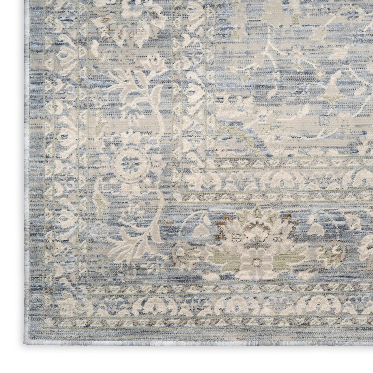 Nourison Home Soft Mist  Light Blue  Traditional