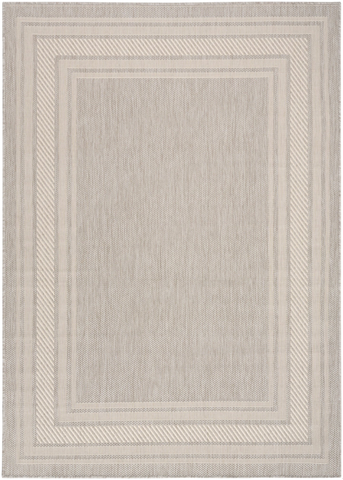 Nourison Home Horizon Indoor/Outdoor HOZ03 Grey Contemporary Power-loomed Rug