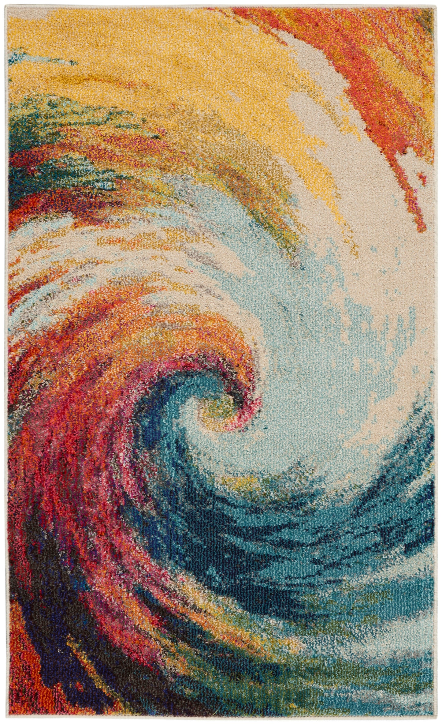 Nourison Home Celestial CES07 Wave Contemporary Power-loomed Rugs