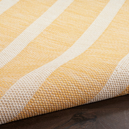 Nourison Home Positano  Yellow Ivory  Contemporary