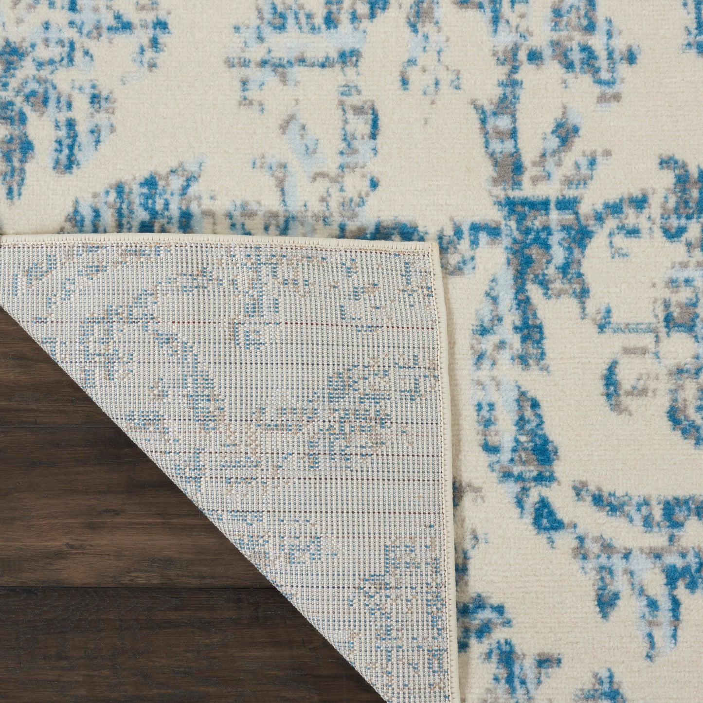 Nourison Home Jubilant  Ivory Blue  Transitional