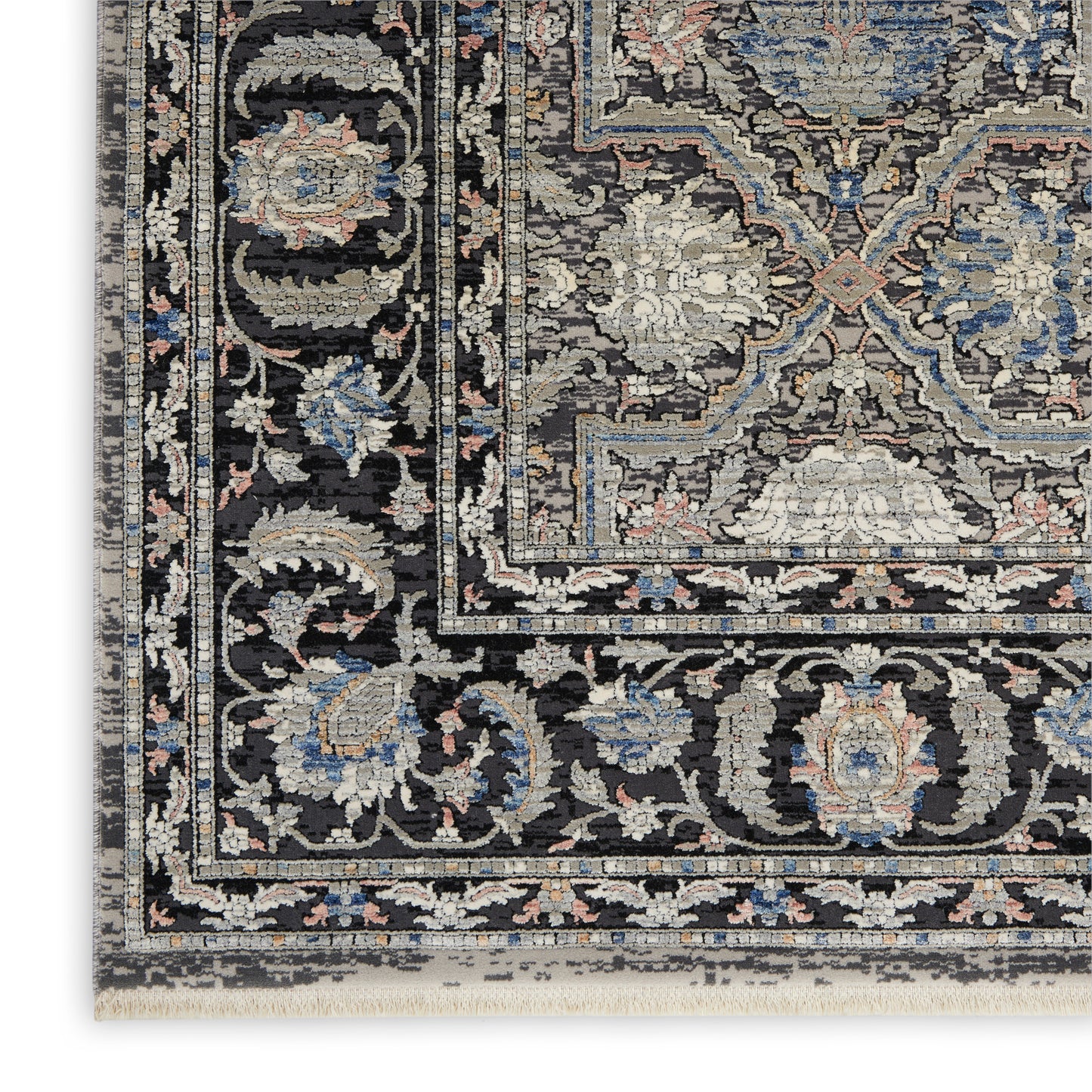 Nourison Home Starry Nights  Grey Navy  Traditional