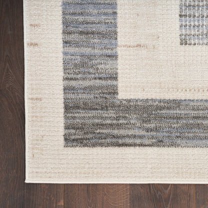 Nourison Home Serenity Home  Grey Ivory  Contemporary