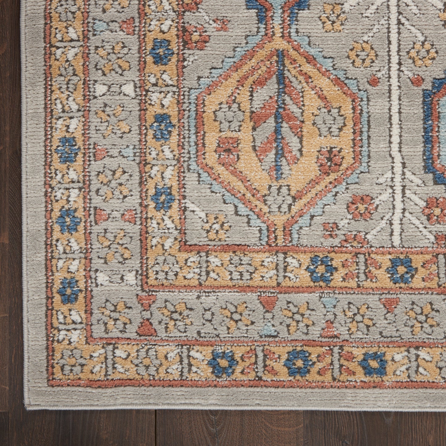 Nourison Home Quarry  Grey Multicolor  Contemporary