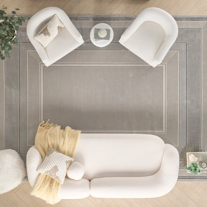 Nourison Home Glitz  Silver  Contemporary