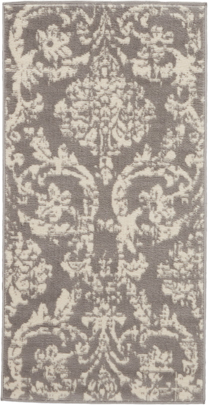 Nourison Home Jubilant JUB09 Grey Transitional Power-loomed Rug