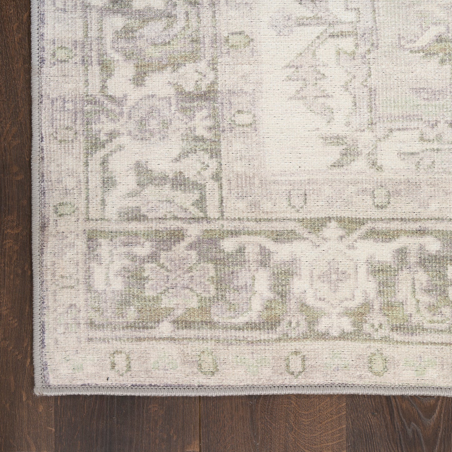 Nourison Home Vintage Washables  Green  Traditional