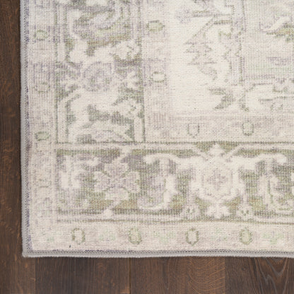 Nourison Home Vintage Washables  Green  Traditional