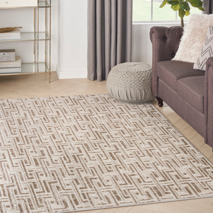 Nourison Home Serenity Home  Mocha Ivory  Transitional