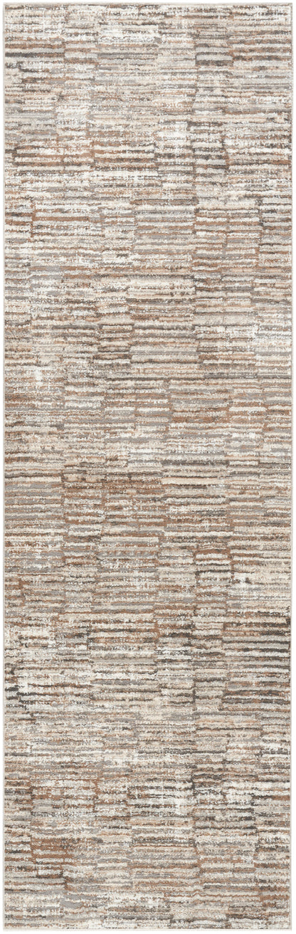 Nourison Home Sustainable Trends SUT06 Ivory Mocha Contemporary Power-loomed Rug