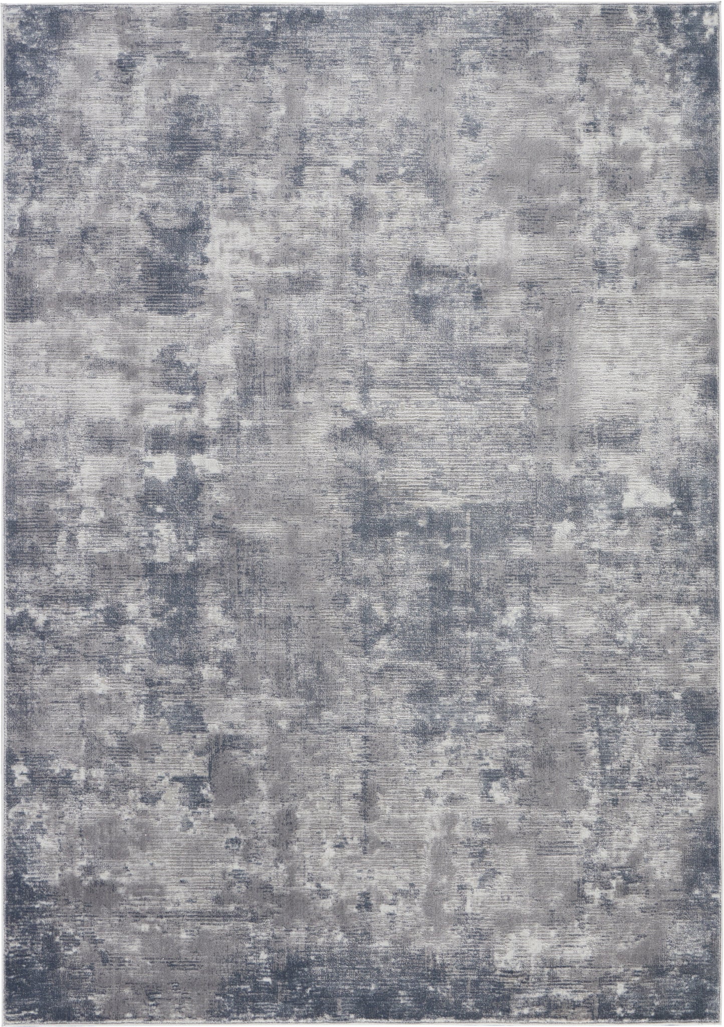 Nourison Home Rustic Textures RUS05 Grey Contemporary Power-loomed Rugs