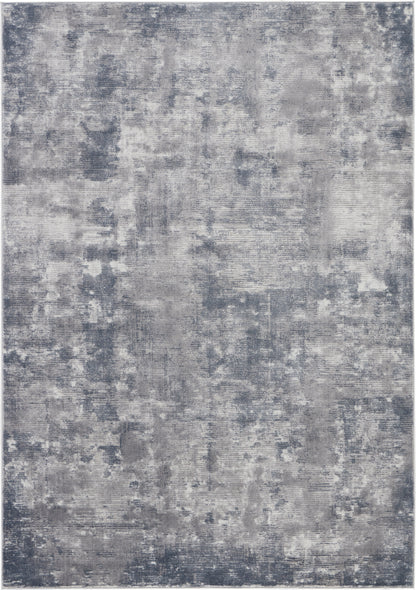 Nourison Home Rustic Textures RUS05 Grey Contemporary Power-loomed Rugs