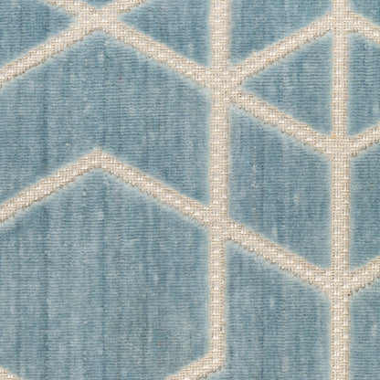 Nourison Home Washable Charm  Blue Ivory  Contemporary