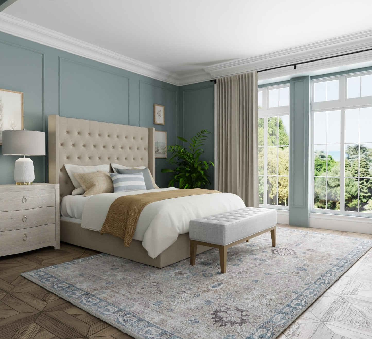 Feizy Dartmouth  Gray Multi Transitional/Bohemian & Eclectic/Casual