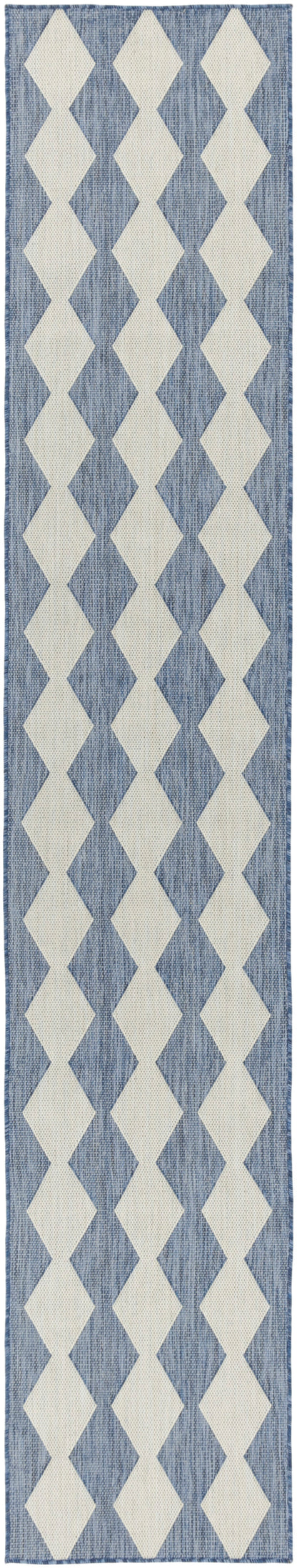 Nourison Home Positano POS04 Navy Blue Contemporary Power-loomed Rug