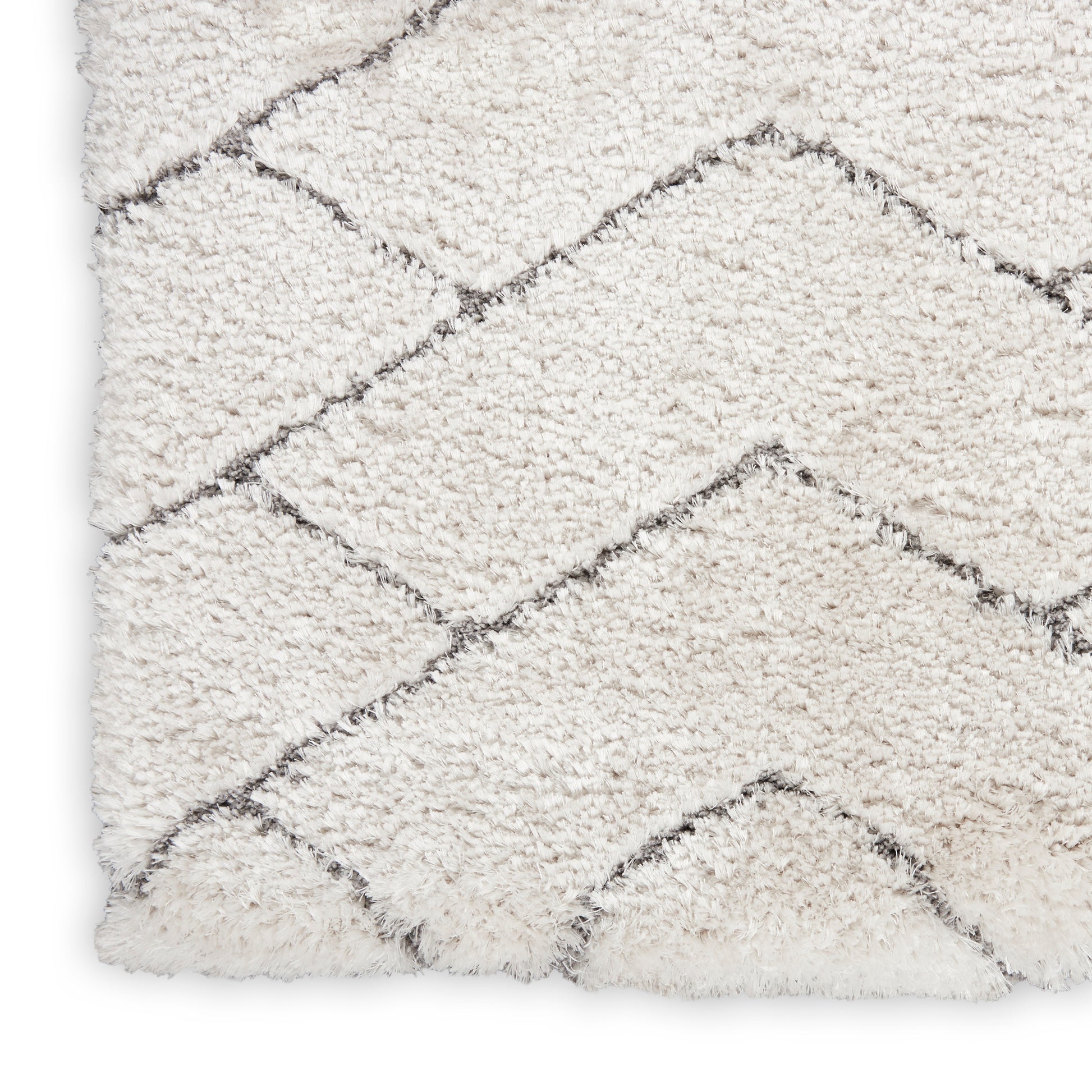 Nourison Home Dreamy Shag  Ivory Grey  Contemporary