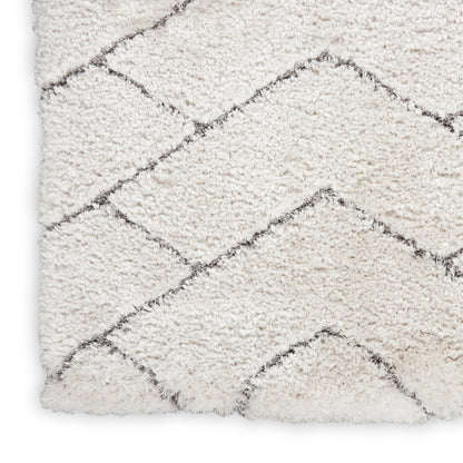 Nourison Home Dreamy Shag  Ivory Grey  Contemporary