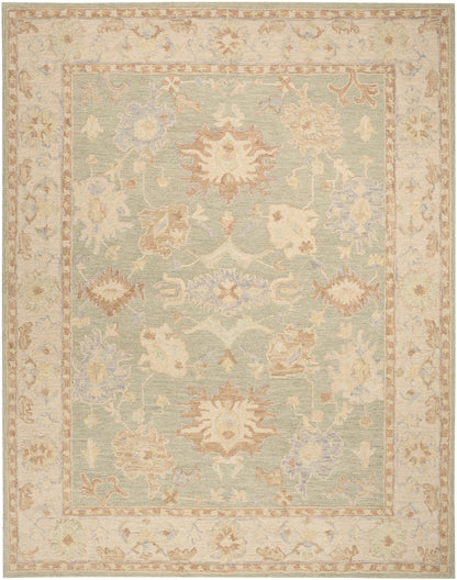Nourison Home Maison MSO05 Sage Ivory Traditional Hand Tufted Rug