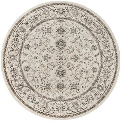 Nourison Home Serenity Home SRH02 Ivory Mocha Traditional Loom-woven Rug