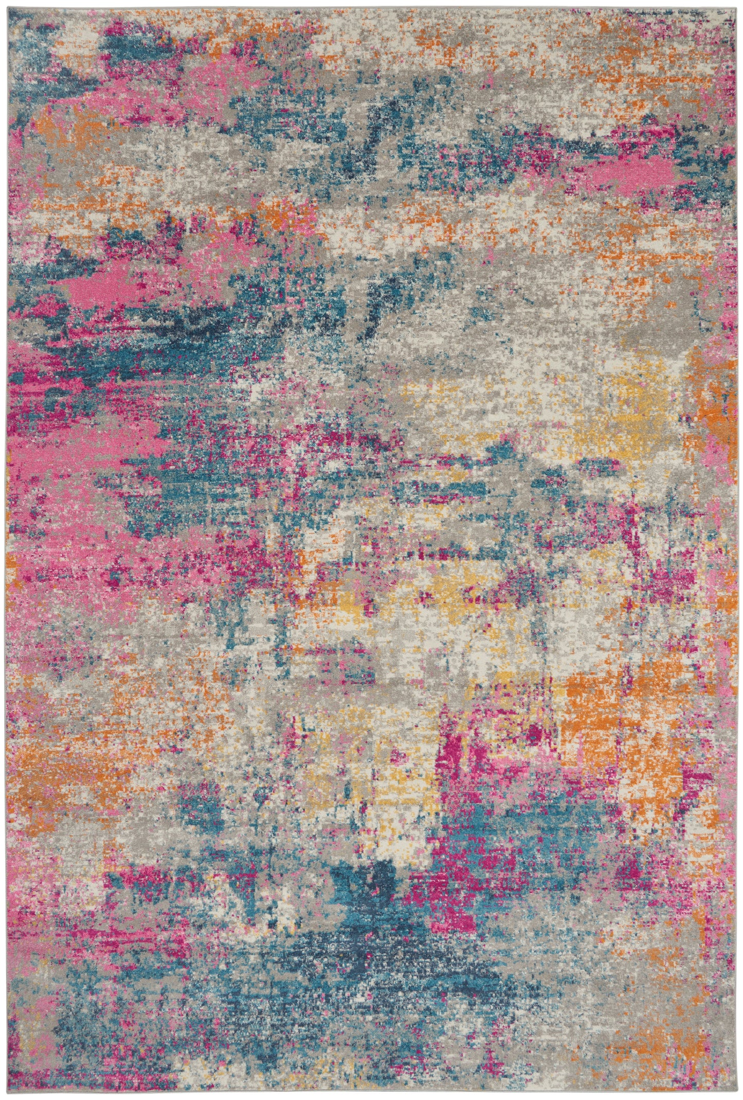 Nourison Home Passion PSN36 Ivory Multicolor Contemporary Power-loomed Rugs