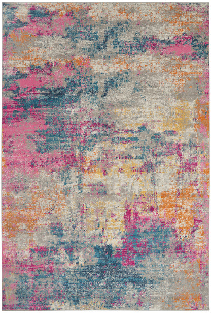 Nourison Home Passion PSN36 Ivory Multicolor Contemporary Power-loomed Rugs