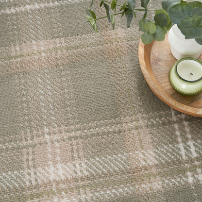 Nourison Home Grafix  Olive  Contemporary