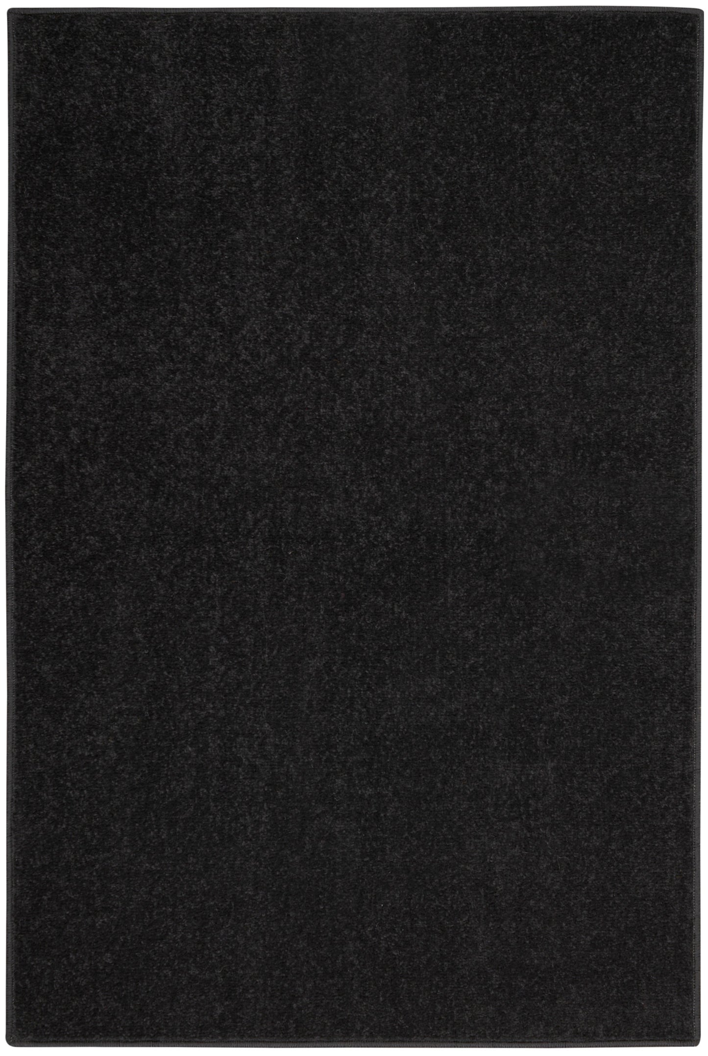 Nourison Home Nourison Essentials NRE01 Black Contemporary Power-loomed Rug