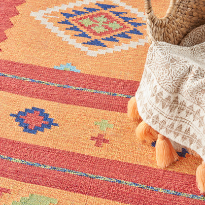 Nourison Home Baja  Orange Red  Transitional