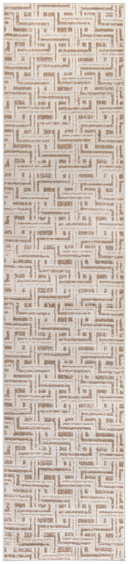 Nourison Home Serenity Home SRH04 Mocha Ivory Transitional Loom-woven Rug