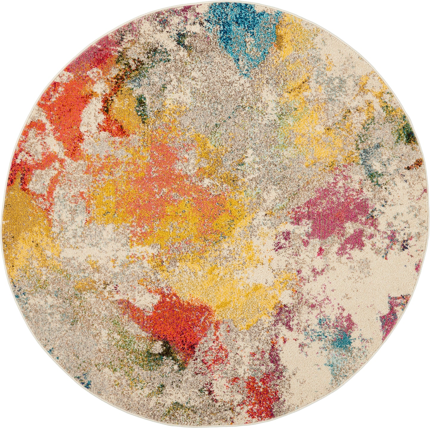 Nourison Home Celestial CES12 Ivory Multicolor Contemporary Power-loomed Rugs