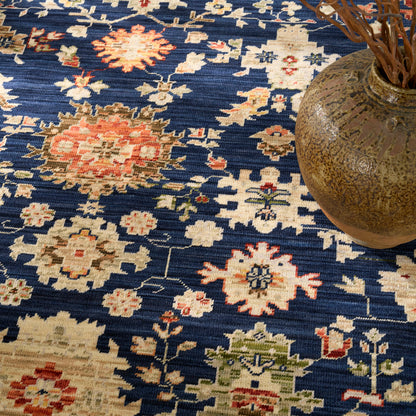 Nourison Home Antique Bloom  Navy  Traditional