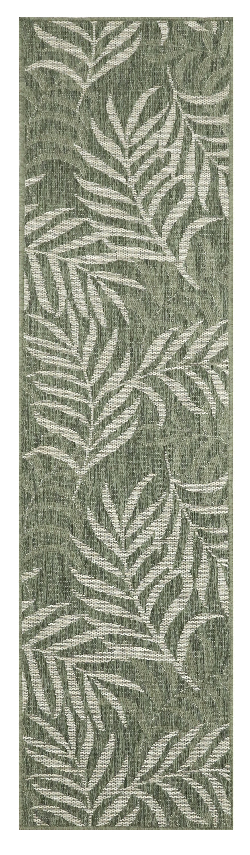 Nourison Home Garden Oasis GOA01 Green Ivory Contemporary Power-loomed Rug