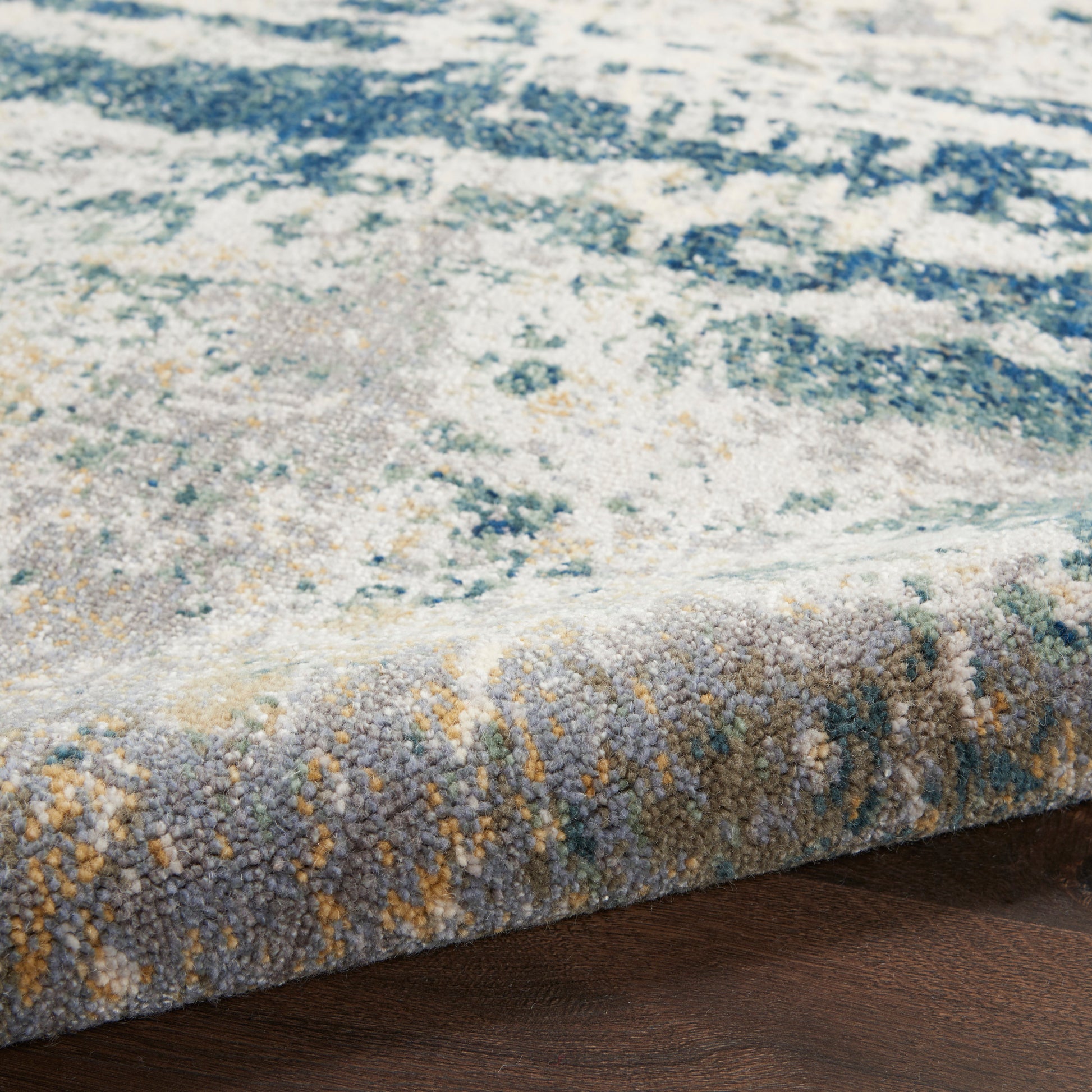 Nourison Home Artworks  Ivory Navy  Contemporary