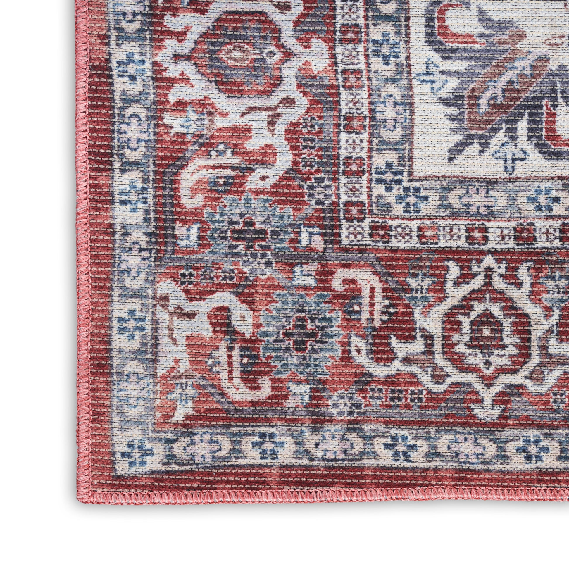 Nourison Home New Concept Washables  Brick Ivory  Traditional