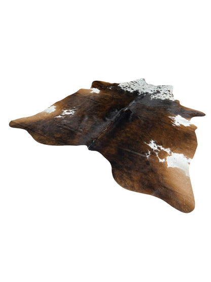 Artisan Claire 5550 Dk.Brown White Hair on Hide Cowhide Shape Rug